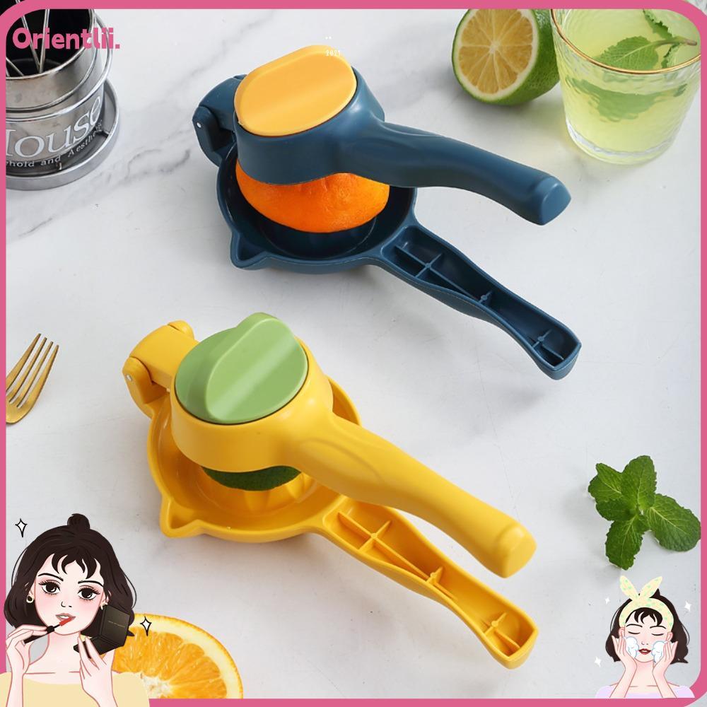 ORIENTTK Lemon Lime Squeezer, Press Multifunctional Hand Juicer, Portable Manual Max Extracting Oran