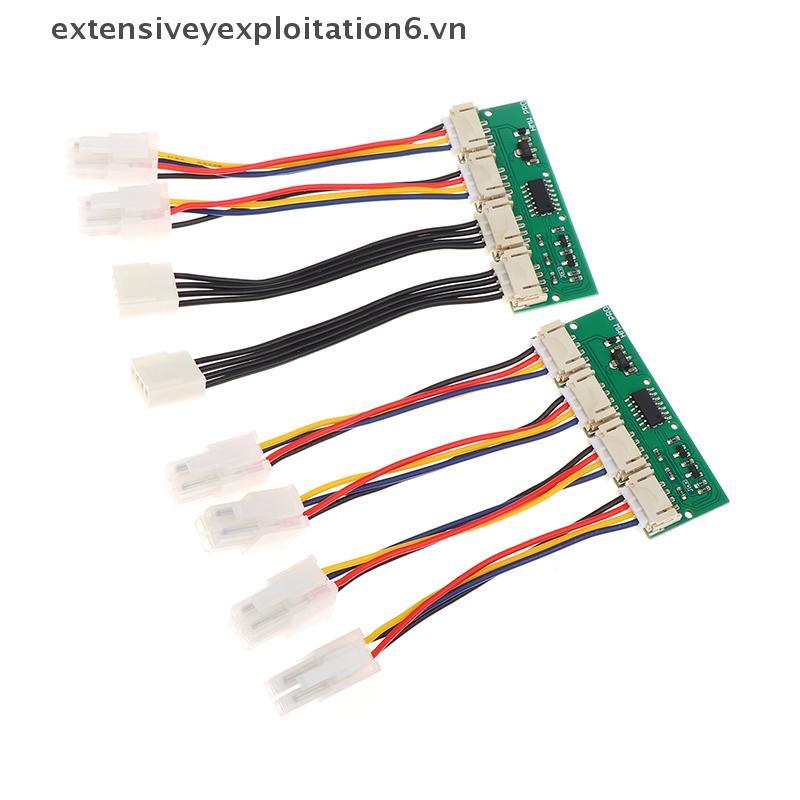 ขยาย 12V 4-in-1 Square 4Pin พัดลมจําลองจําลองจําลองจําลองพิเศษสําหรับ Antminer S21 S19kpro T21 KS5 K