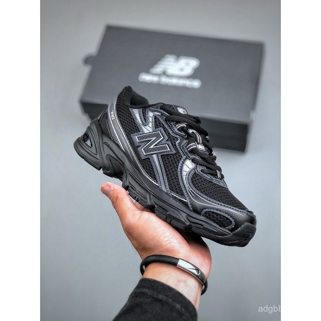 New Balance NB 740 รองเท้าวิ่งระบายอากาศที่สะดวกสบาย U740BM2 MR740V2 สีดํา