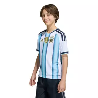 adidas ฟุตบอล เสื้อฟุตบอลชุดเหย้าทีมชาติอาร์เจนตินา 26 สำหรับเด็ก เด็ก สีขาว KA8119