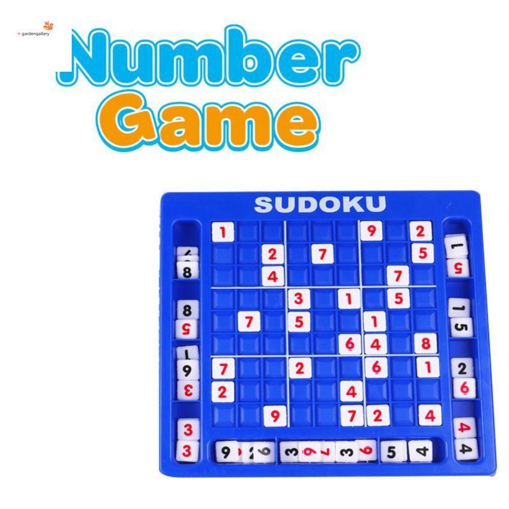 GARDENGALLERY 1 ชุด Sudoku Crosswords ของเล่น, Montessori International Sudoku ปริศนาของเล่นคณิตศาสต
