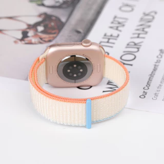 สายไนล่อนอ่อน แบนด์ปรับได้ for Smartwatch iWatch Ultra SE 3 2 Series 11 10 9 8 7 6 5 4 3 49มม. 46 45 42มม.41มม.38มม