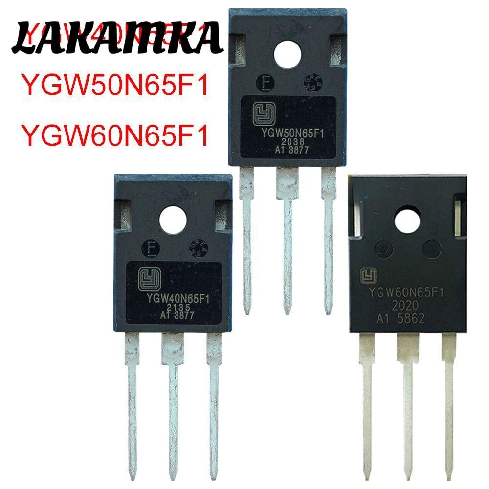 LAKAMKA 2 ชิ้น IGBT Inverter 40A/50A/60A YGW50N65F1 ใช้งานทั่วไป YGW60N65F1