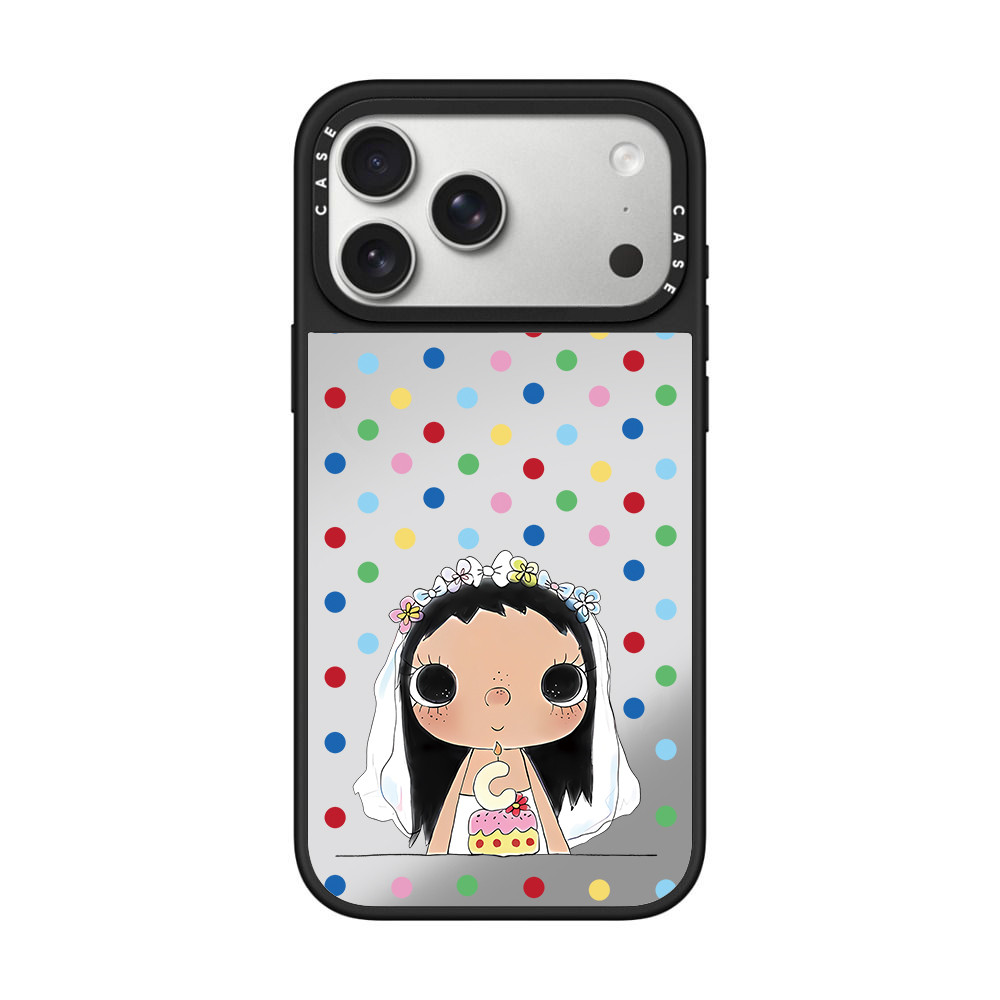 กระจก xiaoyu สาว Drop-proof เคสโทรศัพท์ป้องกันสําหรับ iPhone 17ProMax 17 16 15 14 13 12 11 ฝาครอบกรณี