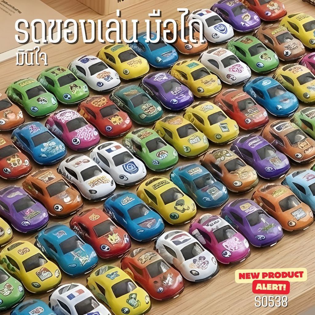S0538 โมเดล รถยนต์จําลอง ขนาดเล็ก ของสะสม ของเล่น ดึงกลับ วิ่งได้ รถแข่ง มินิ สุ่มลาย