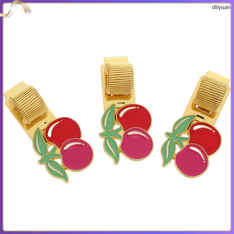 3 ชิ้นดินสอตกแต่งปรับ Cherry Holder คลิปตกแต่ง 4.00X2.30X1.20 ซม.dliyuan