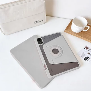 เคสหมุนได้ 360° เคส Galaxy Tab A11+ A9+ S10lite S6 Lite a9 S9 fe S10 + S9 fe+ มีช่องใส่ปากกาเคสหนัง ลายการ์ตูน น่ารัก