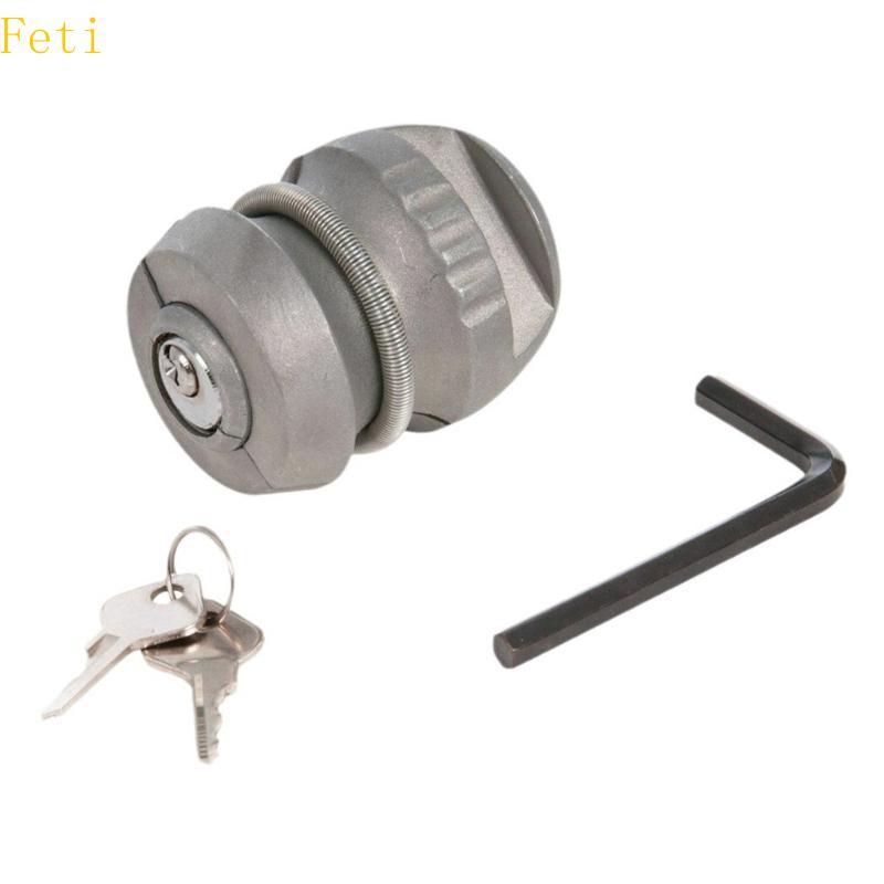 Feti Tow Bar Hitch Couplated Lock Trailer Caravans Security 2 นิ้ว Tow Locks