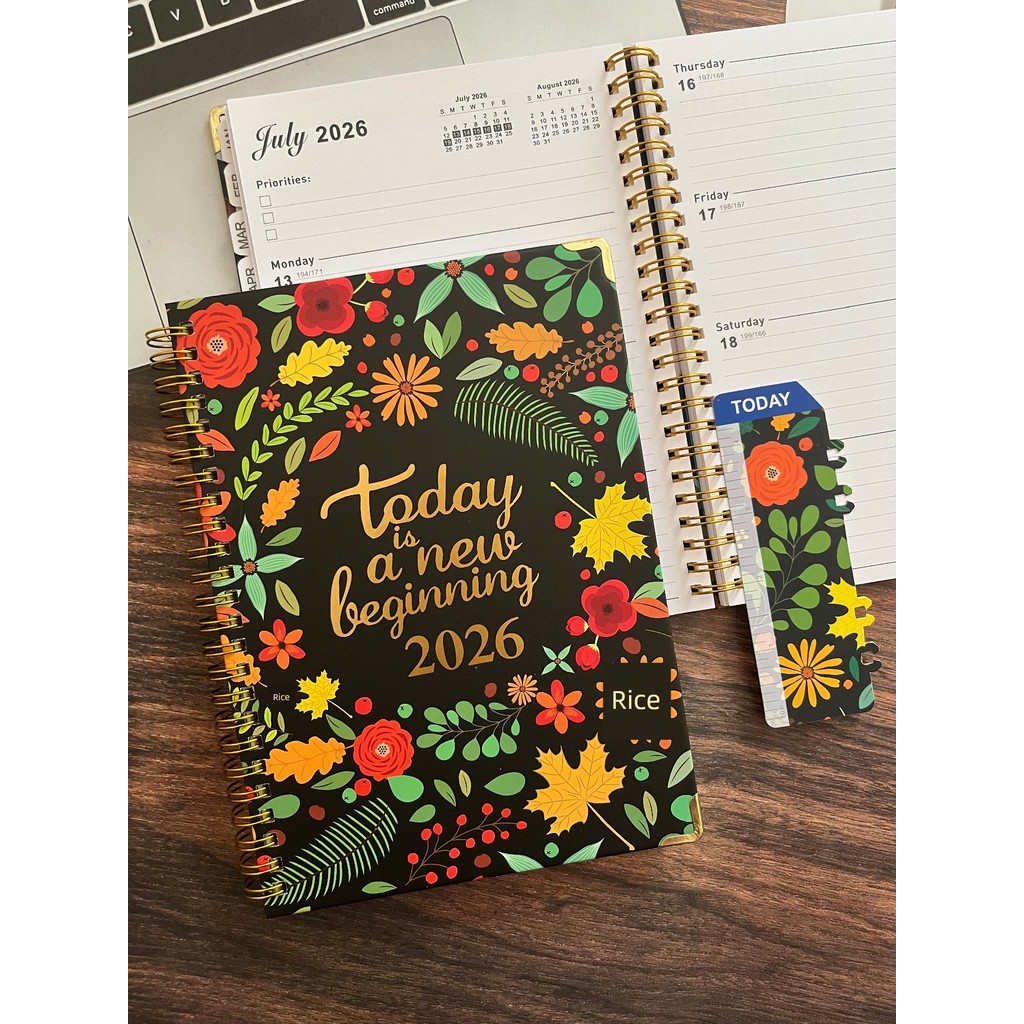 planner 2026 แพลนเนอร์ 2026 หนังสือกําหนดการการค้าต่างประเทศแผนรายสัปดาห์ภาษาอังกฤษ