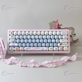 Thai Language Toy House Keycap MOG Steamed Bun Rounded Height Chikawa Cute Dye Sublimation F75 L99 K99 108
