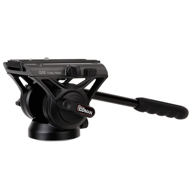 COMAN COMAN Monopod Q5S ไฮดรอลิก Gimbal Professional Damping SLR กล้องดูชุด Q