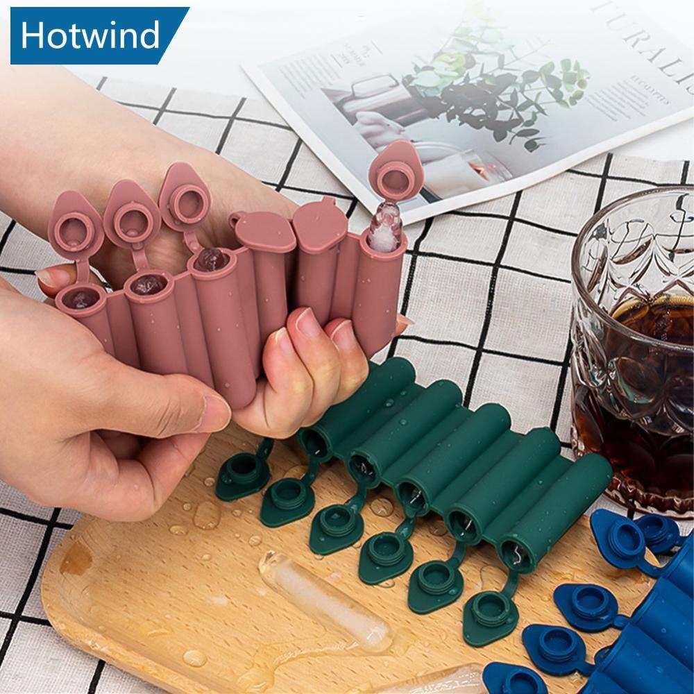 HW 6-ตาราง Mini ICE Bar แม่พิมพ์ซิลิโคน ICE Sticks ทํา Mould Tear Resistance สําหรับขวดขนาดเล็กปากเค