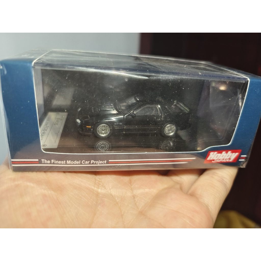 1: 64 hobbyjapan fc3s Mazda rx7 Black gt-x hj64 ใหม่เอี่ยมยังไม่ได้เปิด