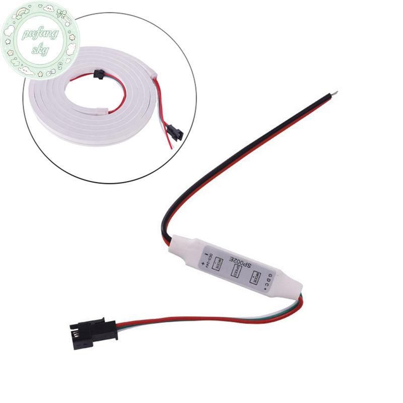 PUSKY Mini WS2812B WS2811 Controller สําหรับพิกเซล LED Strip Light USB 3 คีย์ WS2812 ไฟ LED Strip SP