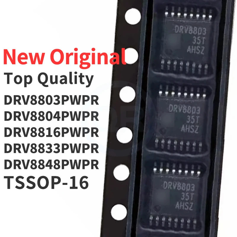 5 ชิ้น DRV8803PWPR DRV8804PWPR DRV8816PWPR DRV8833PWPR DRV8848PWPR TSSOP-16 ชิปใหม่ ic