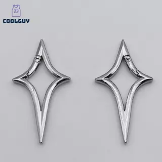 [YLSW] Y2K Star Geometric Carabiner พวงกุญแจ - กระเป๋าเป้สะพายหลังโกธิคตกแต่ง TH