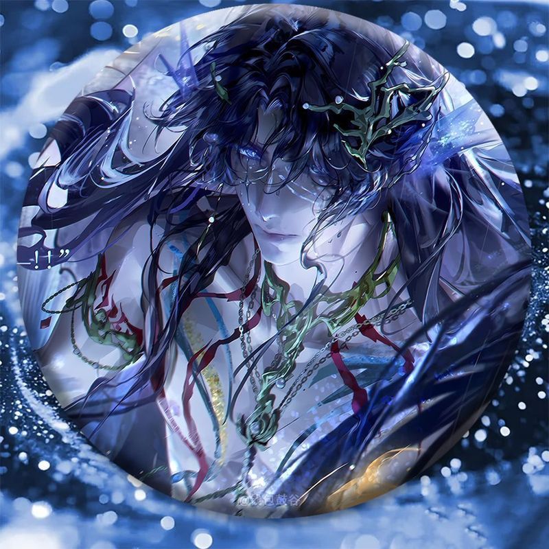 优质面欧美斯清新款利新款热卖ค中美子边58มม... เสร็จสิ้นเสร็จสิ้นความรักและภาคลึก2ง Lymoria Sea God Qi Yu สินค้าประณีต 5