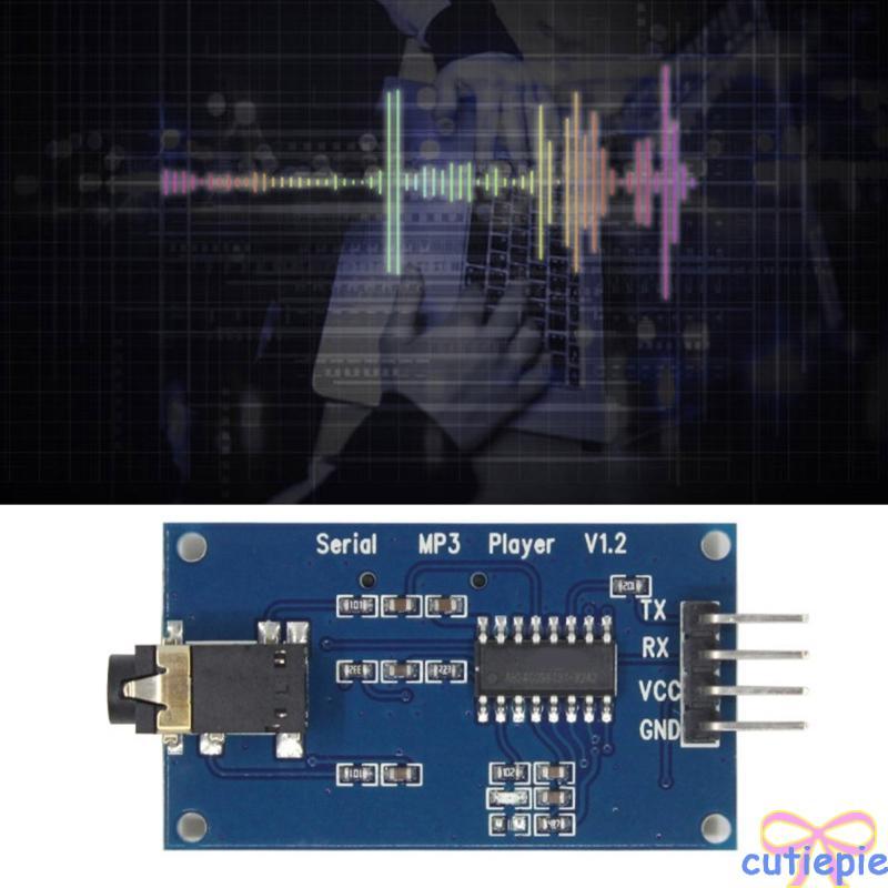 โมดูลเครื่องเล่นเพลง Qie MP3 รองรับโมดูล MP3 YX5300 UART TTL Control