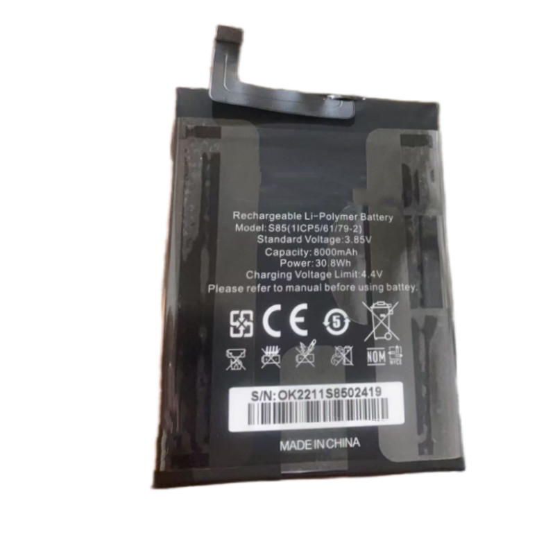 เหมาะสําหรับ Oukitel/Oukitel WP10 S85 แบตเตอรี่โทรศัพท์มือถือความจุขนาดใหญ่ 8000mAh