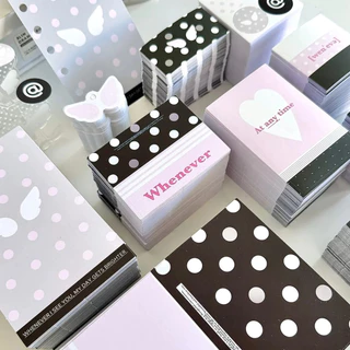 10 ชิ้น/เซ็ต Ins Minimalist สติกเกอร์ปิดผนึกชุดการ์ด DIY วัสดุบรรจุภัณฑ์