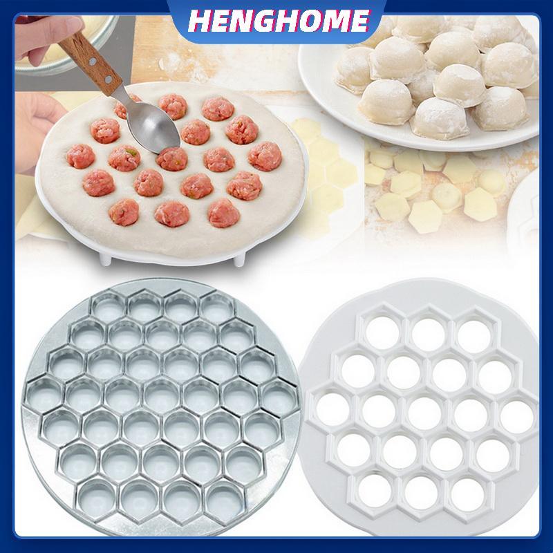 HENGHOME Dumpling Mould พลาสติก Ravioli Maker อุปกรณ์ครัว Ravioli Maker DumplingsMaker HENGHOME
