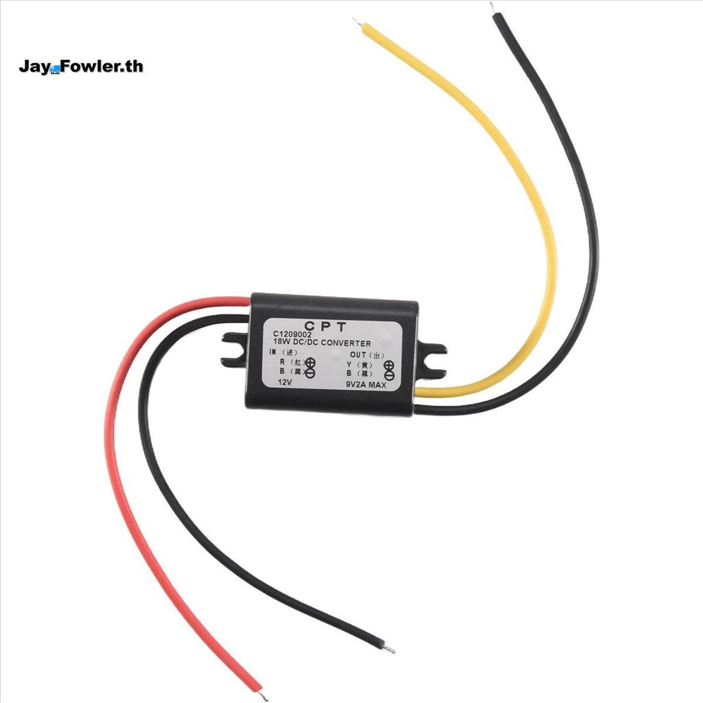 [Jay_Fower] 12V ถึง 9V DC-DC Converter โมดูลแหล่งจ่ายไฟตัวควบคุมแรงดันไฟฟ้า