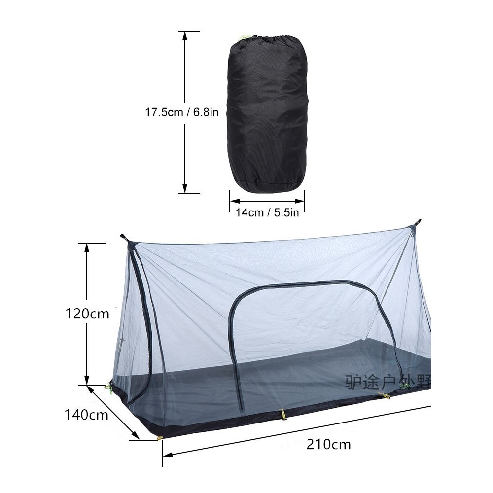 Amazon ขายร้อน Rodless แบบพกพา A-Line Camping เต็นท์มุ้งกันยุง Ultra-Light Camping เต็นท์เต็นท์กลางแ