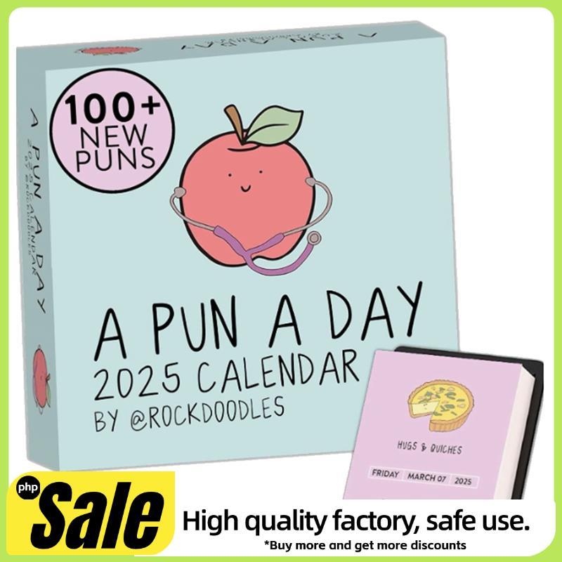 2025 Punny Daily Desk Calendar 2025 Page A Day Dad Joke Calendar
