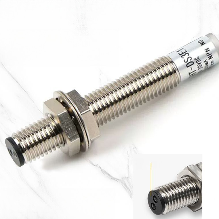 เซนเซอร์ไฟเบอร์ออปติก Omron รุ่น E3HT-DS3E1/DS3P1 ขนาด 8 มม. แบบทรงกระบอก ระยะตรวจจับไกล