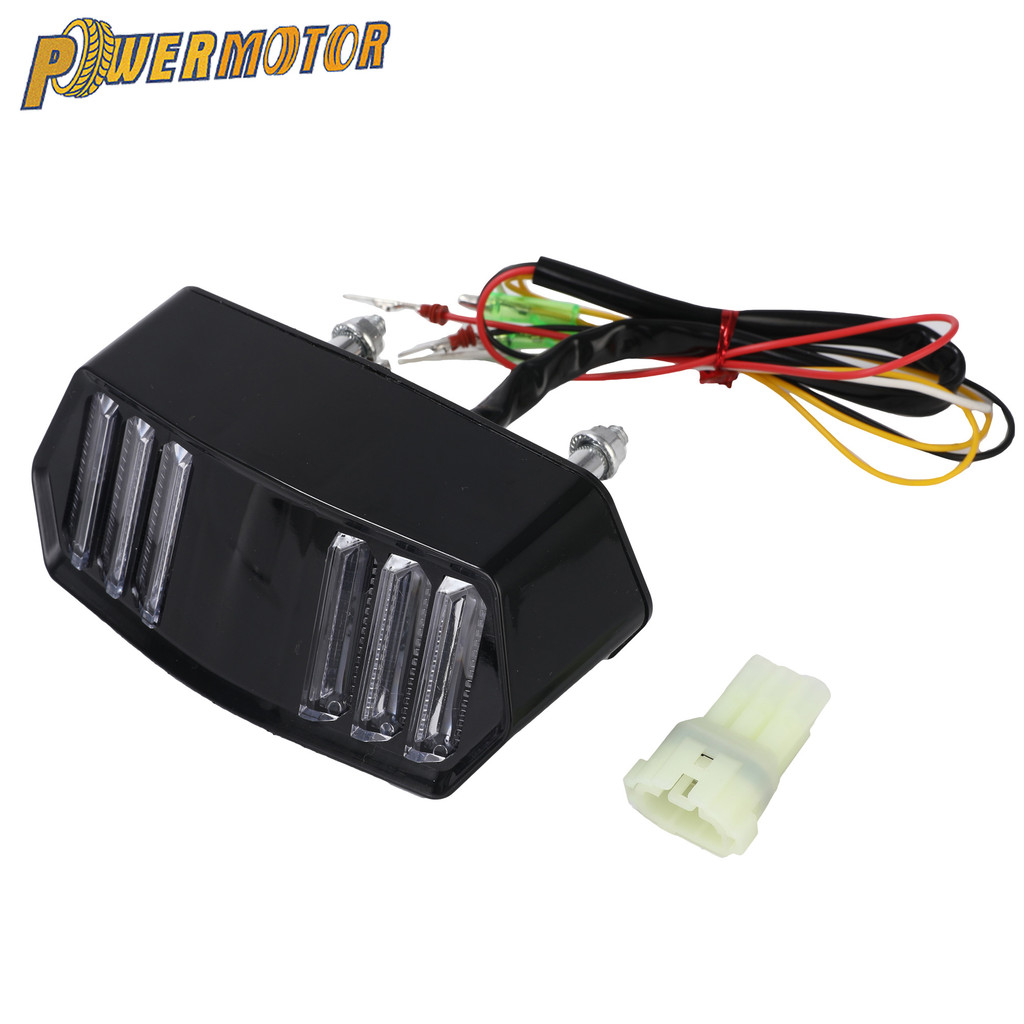 PM ไฟท้ายรถจักรยานยนต์ไฟเลี้ยว LED สําหรับ Honda MSX125 CBR650F CTX700 CTX700N รถจักรยานยนต์ด้านหลัง