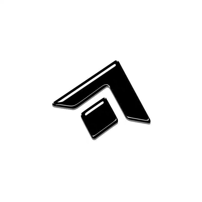 AION HYPTEC HT สีดําด้านหน้าด้านหลังสติกเกอร์ป้าย Samurai Bright สีดําอีพ็อกซี่รถด้านหน้าด้านหลังภาย