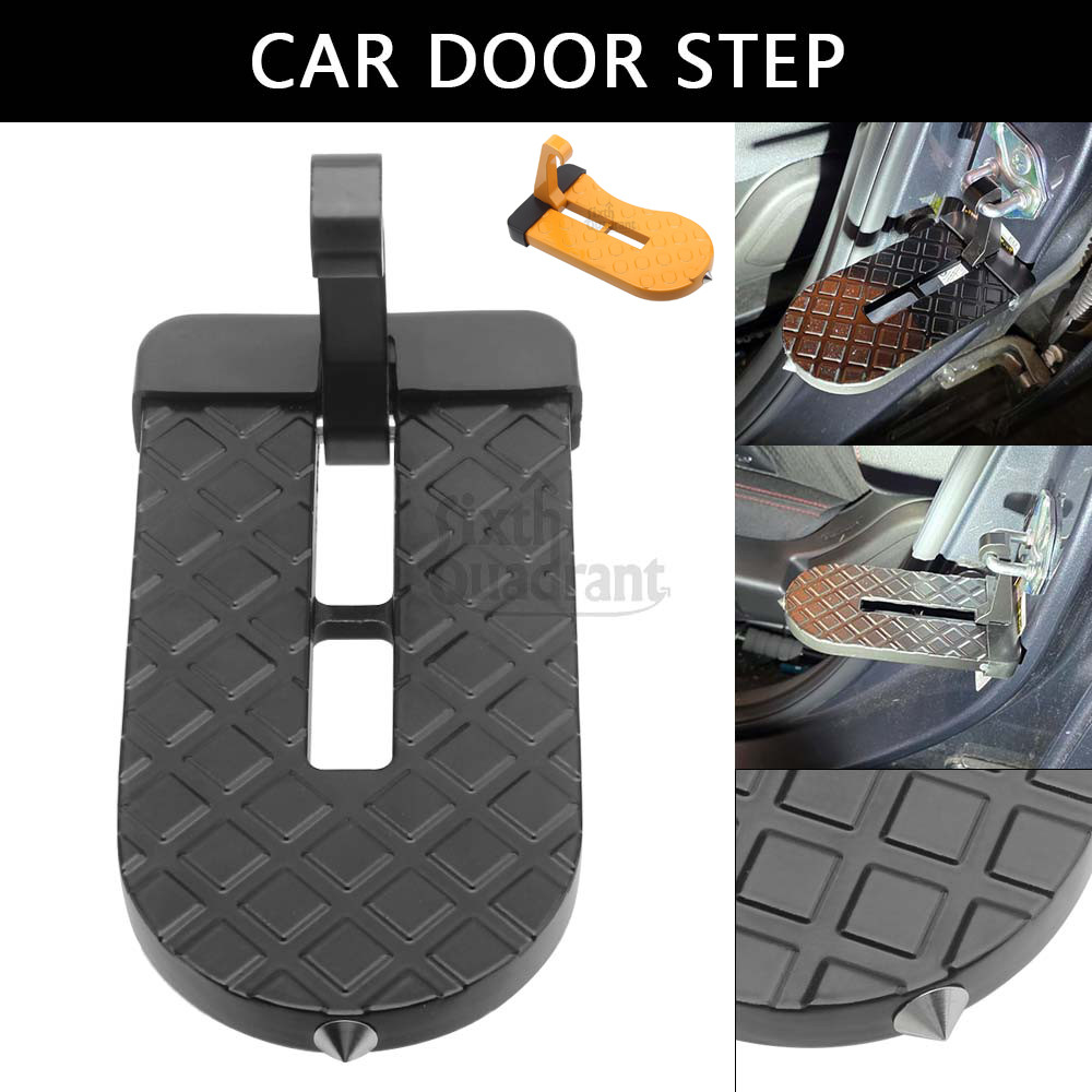 LUniversal Accessories Car Door Step Pedal Door Step Hook Roof Rack Step 6 x3 x 0.6 inch For Most Ki
