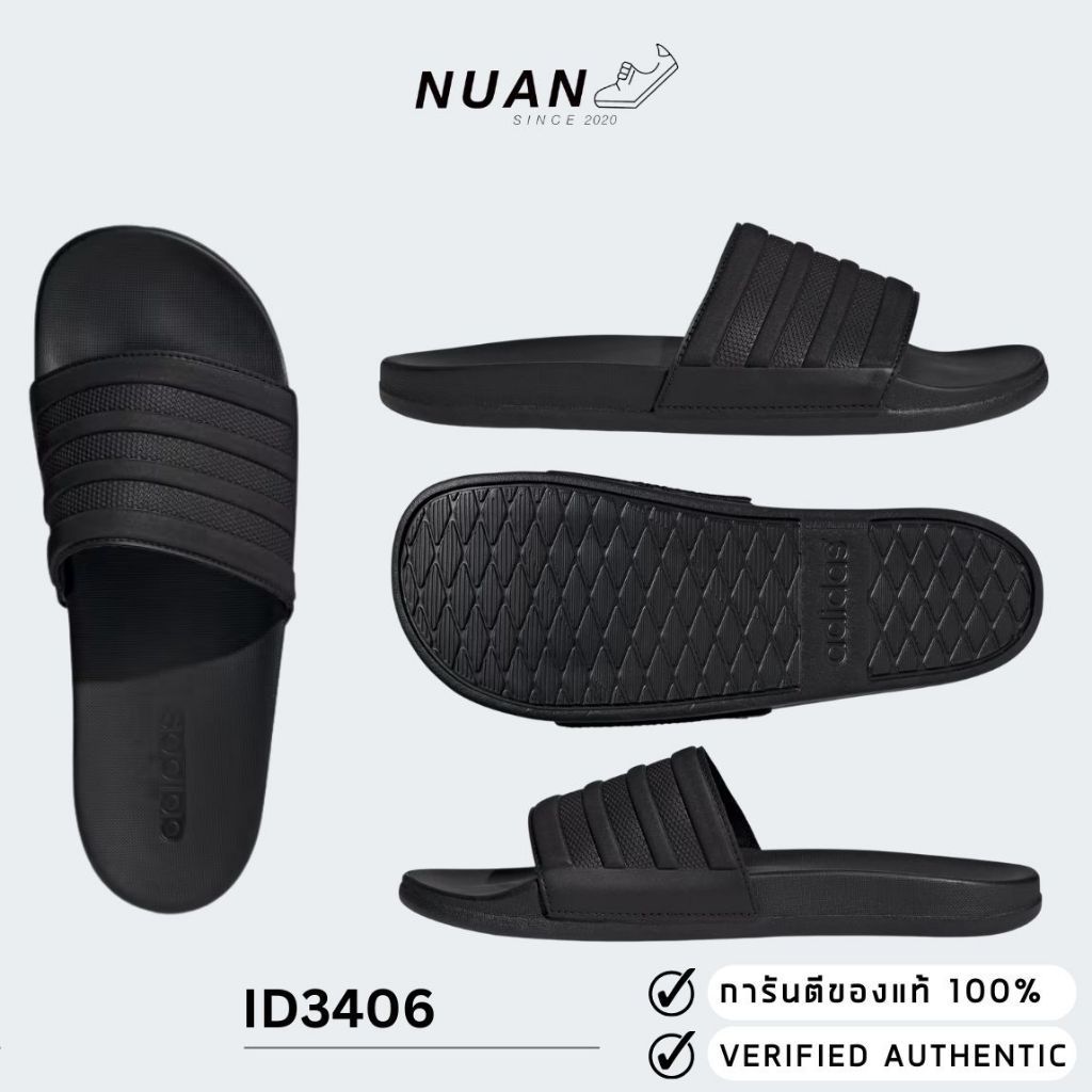 🔥ลดเพิ่ม 20% ทักแชท🔥 Adidas รองเท้าแตะ Adilette Comfort Slides ID3406 , GZ5891 , GZ5896 , JP5734 ของ