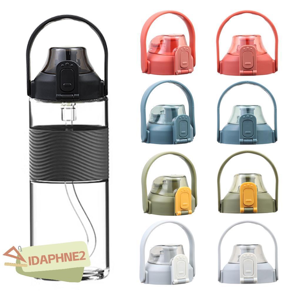 IDAPHNE2 1 ชิ้นขวดฝาปิด,ขวดอุปกรณ์เสริม Therms ถ้วยหมวก,ทนทาน Tumbber พร้อมที่จับ Splash Proof ถ้วยฝาปิดสําหรับ 1000/1200/1500/1800ml