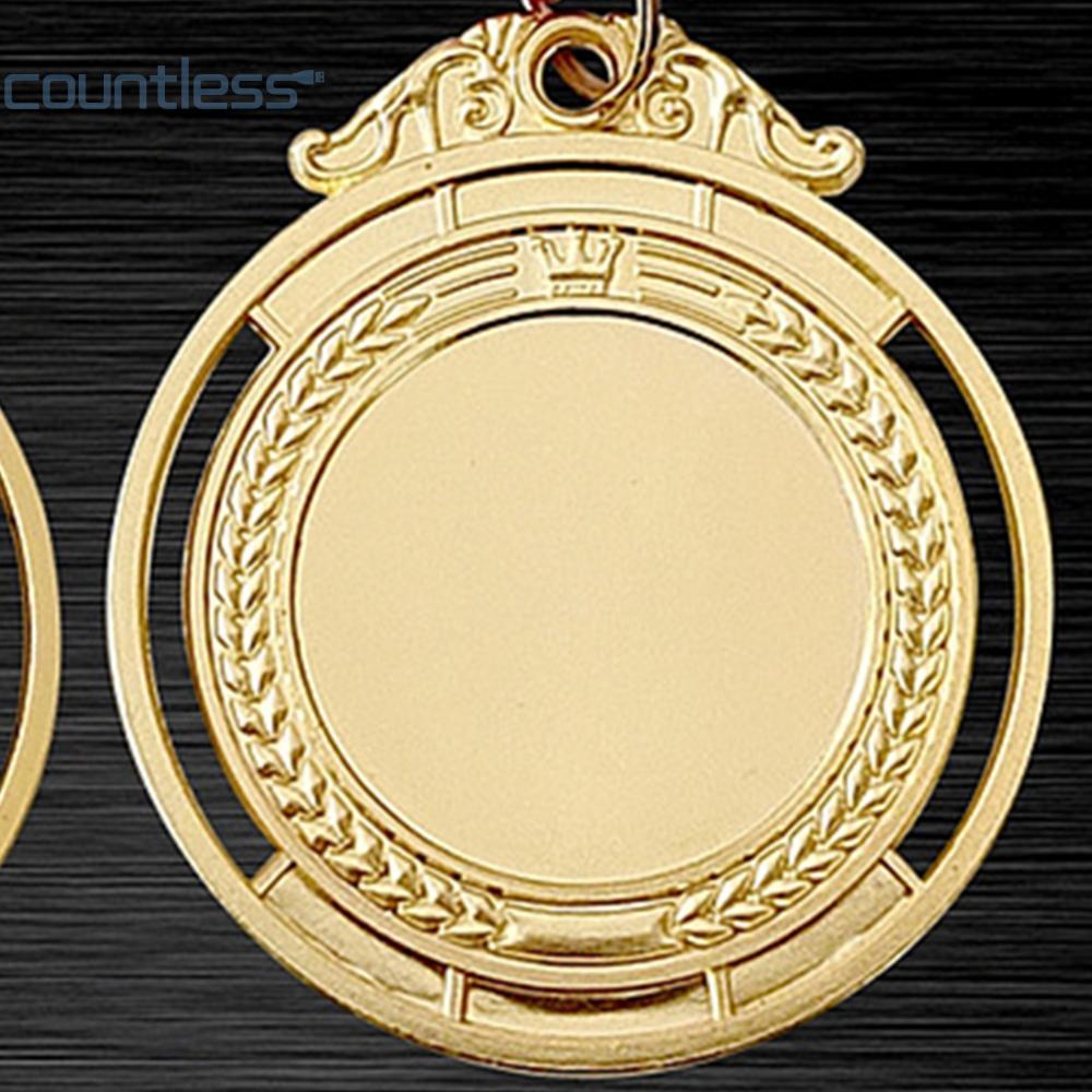 1st 2nd 3rd รางวัลเหรียญรอบ 2 นิ้วทองเงิน Bronze รางวัลเหรียญคอริบบิ้นสําหรับเด็กโรงเรียนกีฬาการประช