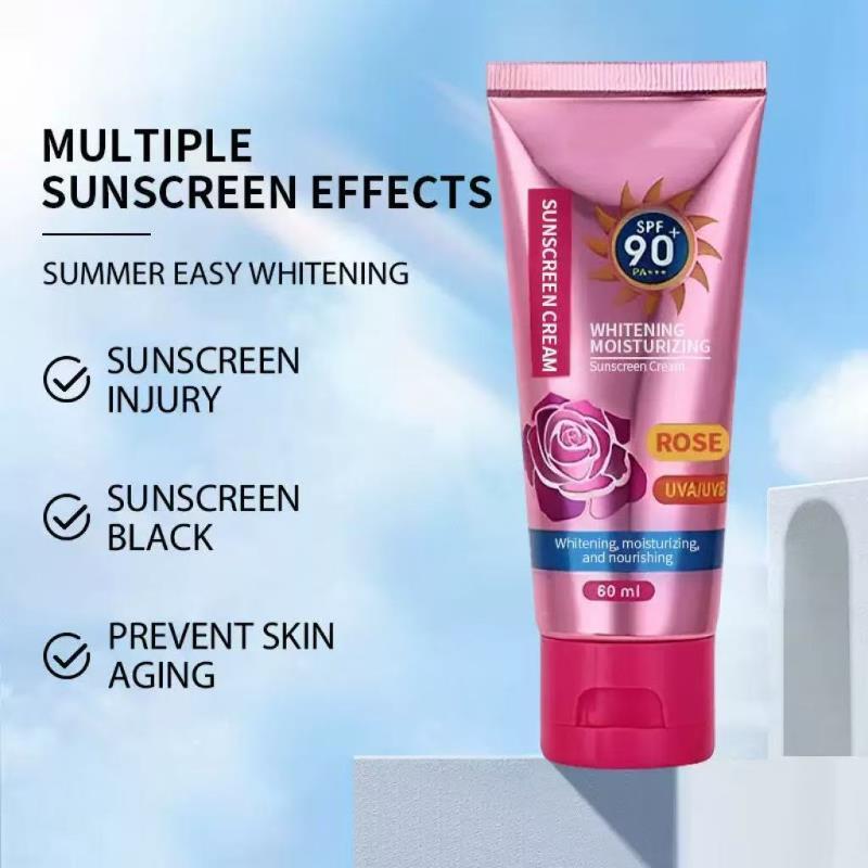 Student Party SUNSCREEN spf90+SUNSCREEN Rose Multi-Effect Repair Isolation BB Cream Oil Control คอนซ