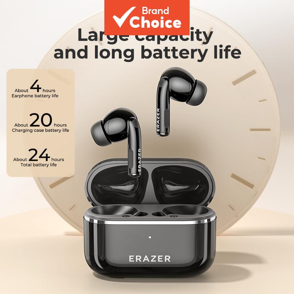 หูฟังไร้สาย ERAZER XT89PRO | บลูทูธ 5.4 แปลภาษาด้วย AI 75 ภาษา โทรเสียงชัด HD ตัดเสียงรบกวน กันน้ํา 