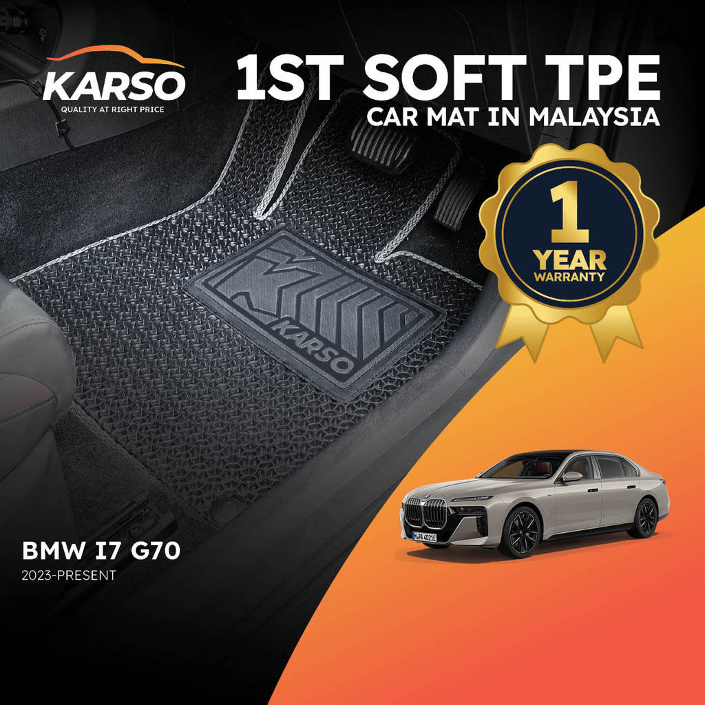 Karso Karpet Kereta พรมรถยนต์ BMW i7 G70 (2023-ปัจจุบัน)