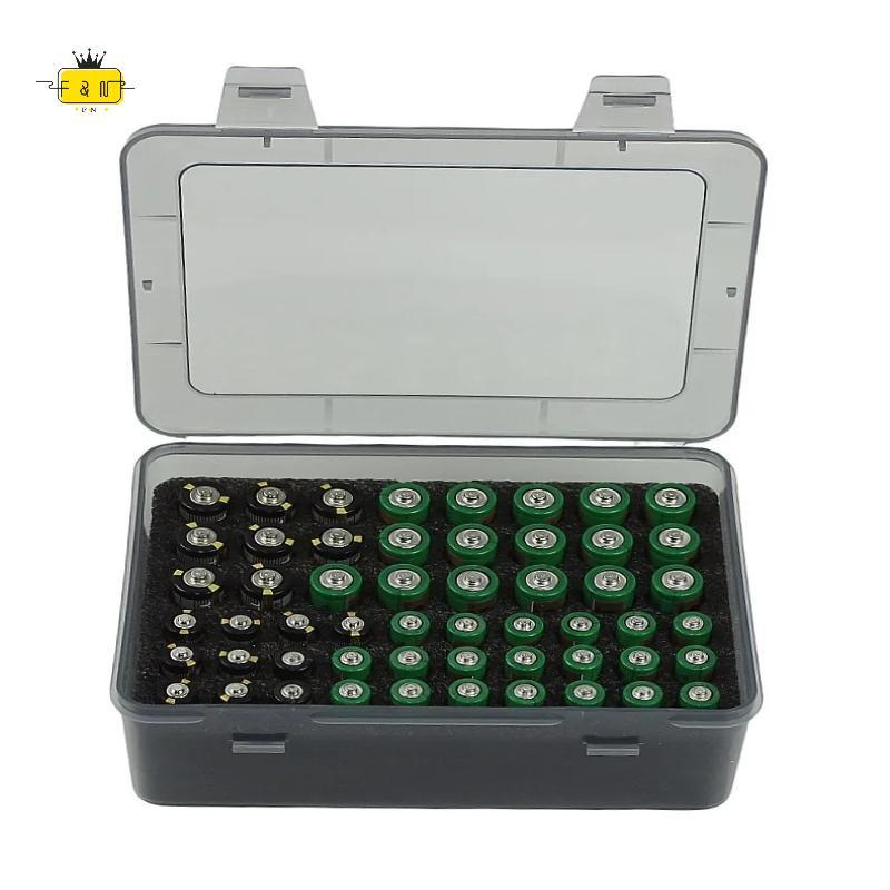 [F&N] ที่เก็บแบตเตอรี่ - ใส่แบตเตอรี่ AA/AAA 54 ก้อน, กล่องลิ้นชัก Home & Garage