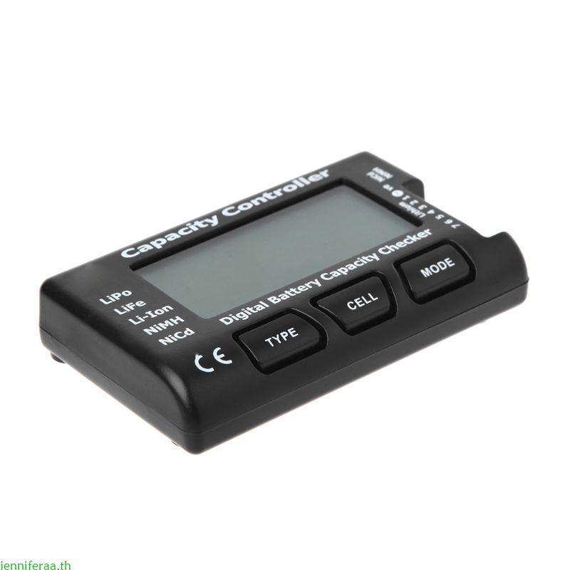 Jenniferaa RC CellMeter-7 เครื่องตรวจสอบความจุดิจิตอลสําหรับ Nicd NiMH LiPo LiFe Li-ion
