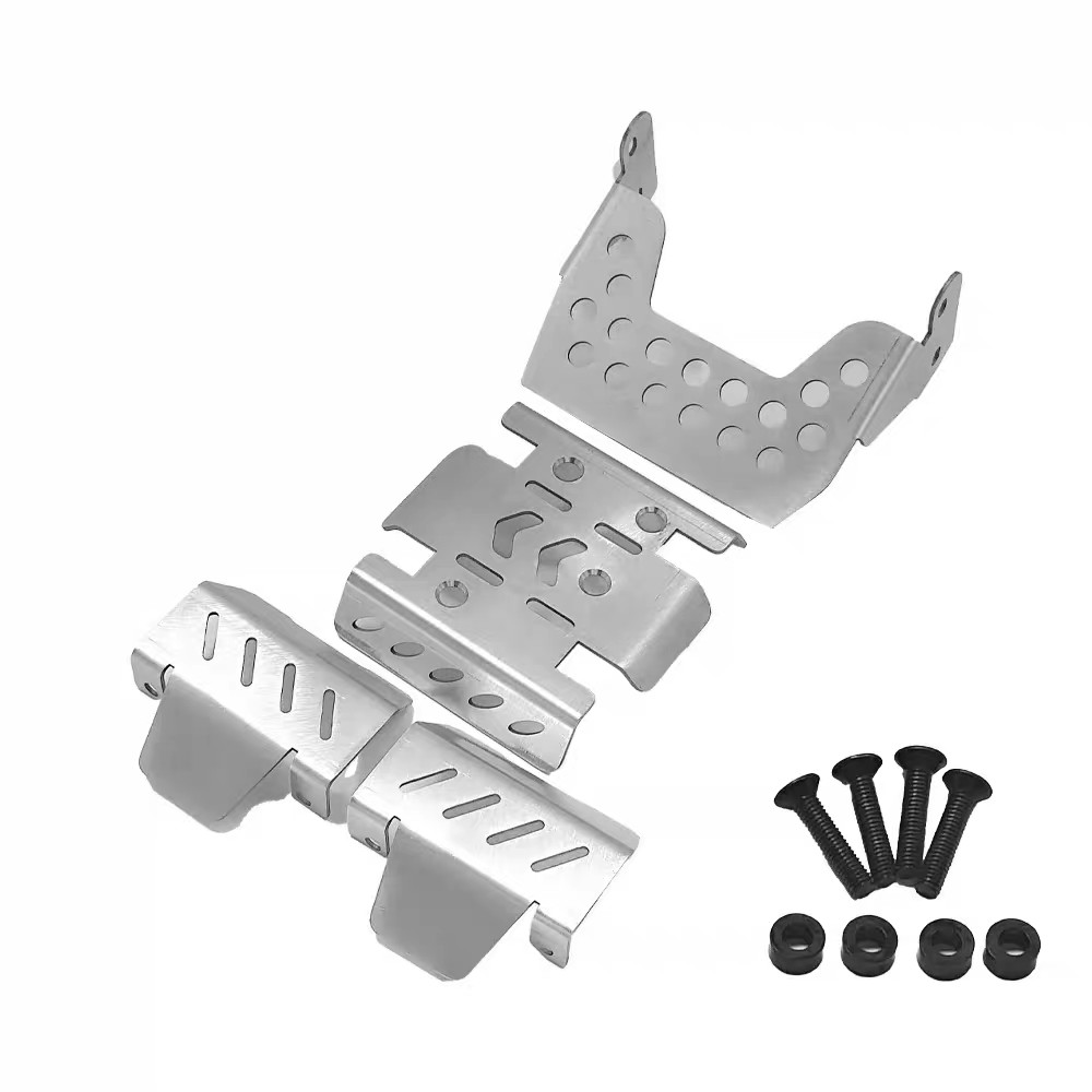 ♩1/8 Scale รุ่น Meijiaxin H8P/H8H รุ่นรีเฟรชแชสซีโลหะเกราะด้านหน้า ,กลาง , และแผ่นลื่นไถลด้านหลัง H8