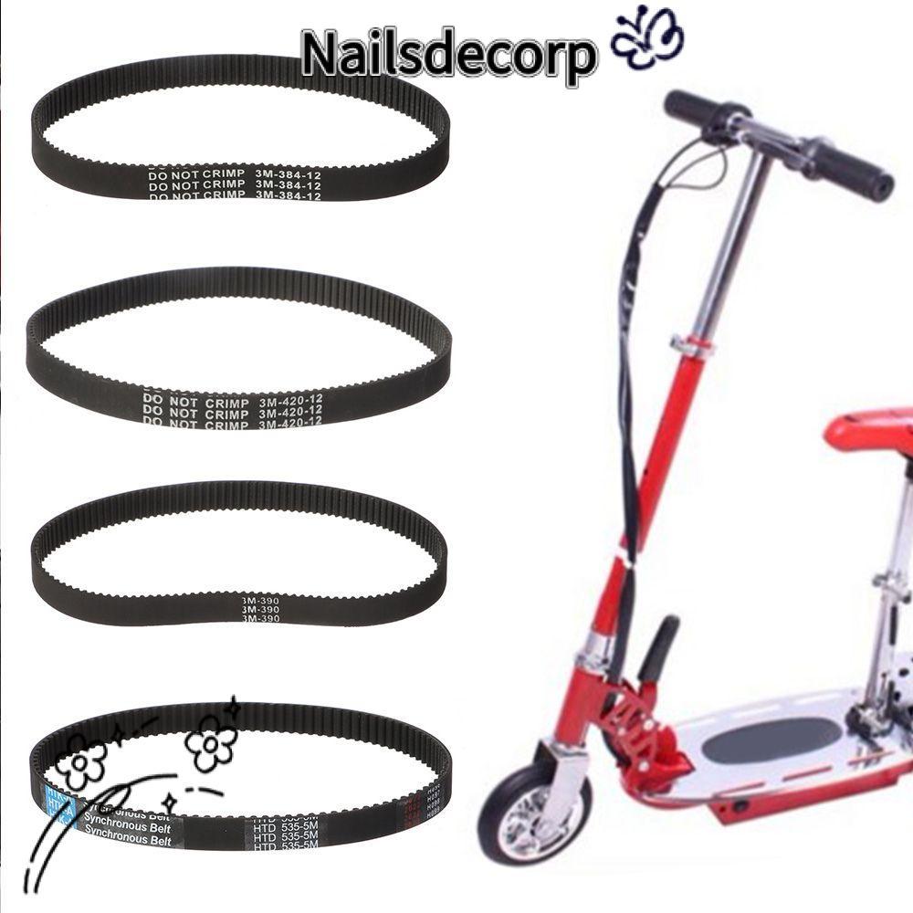 NAILS Transmission Belt สีดํา 5M-535-15 384 12 Drive Stripe Rubber