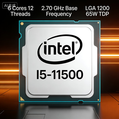 โปรเซสเซอร์ Intel i5-11500 CPU 6-Core 12 สาย ใช้สล็อต LGA 1200