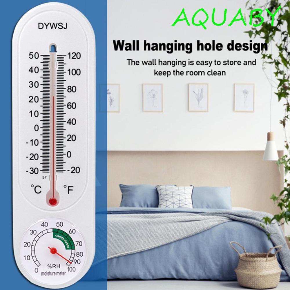 AQUABY เครื่องวัดความชื้นอุณหภูมิ Monitor แขวนเครื่องมือวัด Wall Thermomete ความชื้น Meter Sensor เค