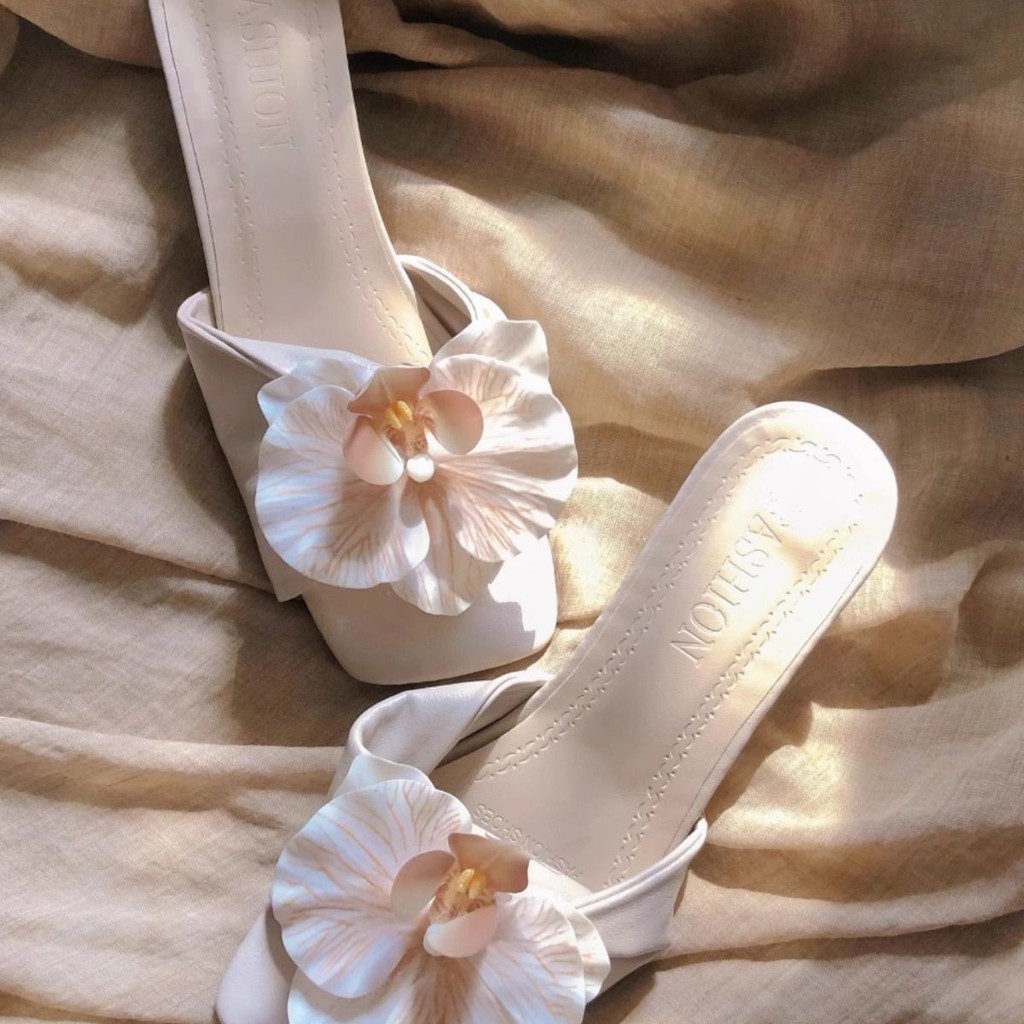 "Phalaenopsis" Original Niche Beautiful Fairy Style Stiletto Sandals Temperament Gentle Evening Styl