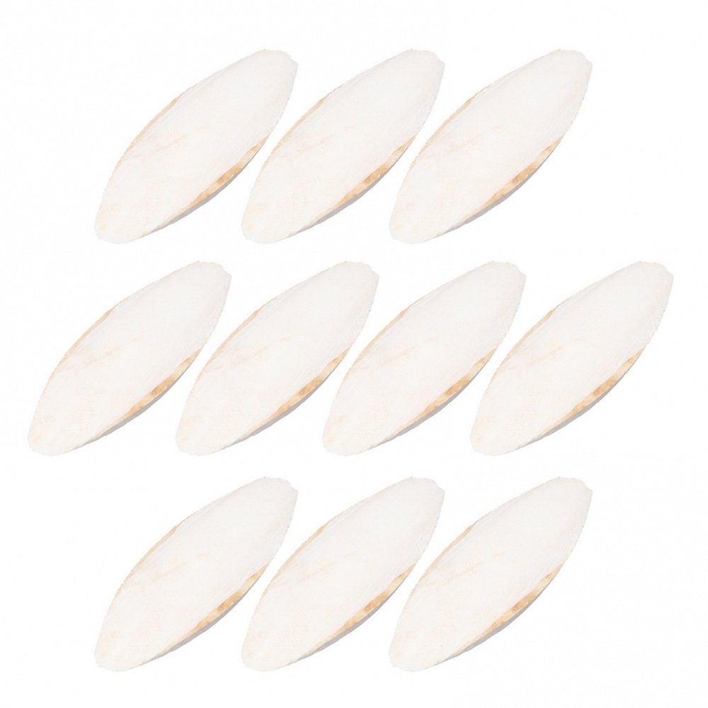 10PCS Bird Cuttlebone Chew Toy Cuttlefish Bones Parrot Cage Toys Bird Bite Toy for Aquarium Reptile 