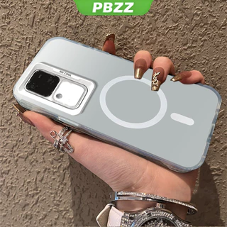 PBZZ FOR เคส สําหรับปลอก VIVO V30 PRO 5G 2024 VIVO V30 V30E 5G เคสโทรศัพท์เคสแข็ง TPU Protector Smooth กันกระแทกออกแบบใหม่ความงามไร้สายแม่เหล็กดูด CYBSWX01