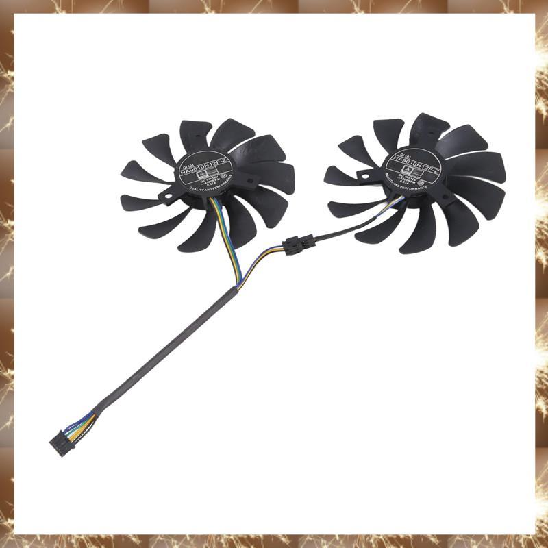 (OKB) ใหม่ 1 คู่พัดลมการ์ดกราฟิก 85 มม.Hha9010H12F-Z 4Pin Cooler พัดลมสําหรับ Gtx 1060 Oc 6G Gtx 960