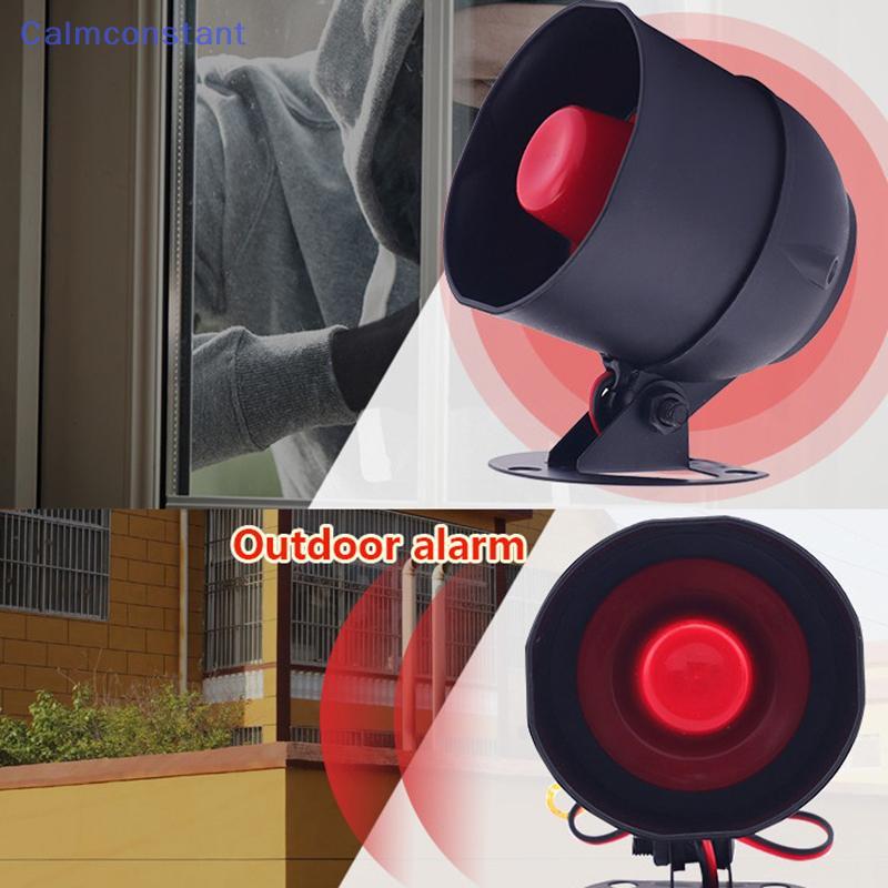 Ca> WiFi Siren Alarm System ไร้สาย Loud Sound Alert Siren Kit Smart Life Sirenpatible สําหรับ Home S
