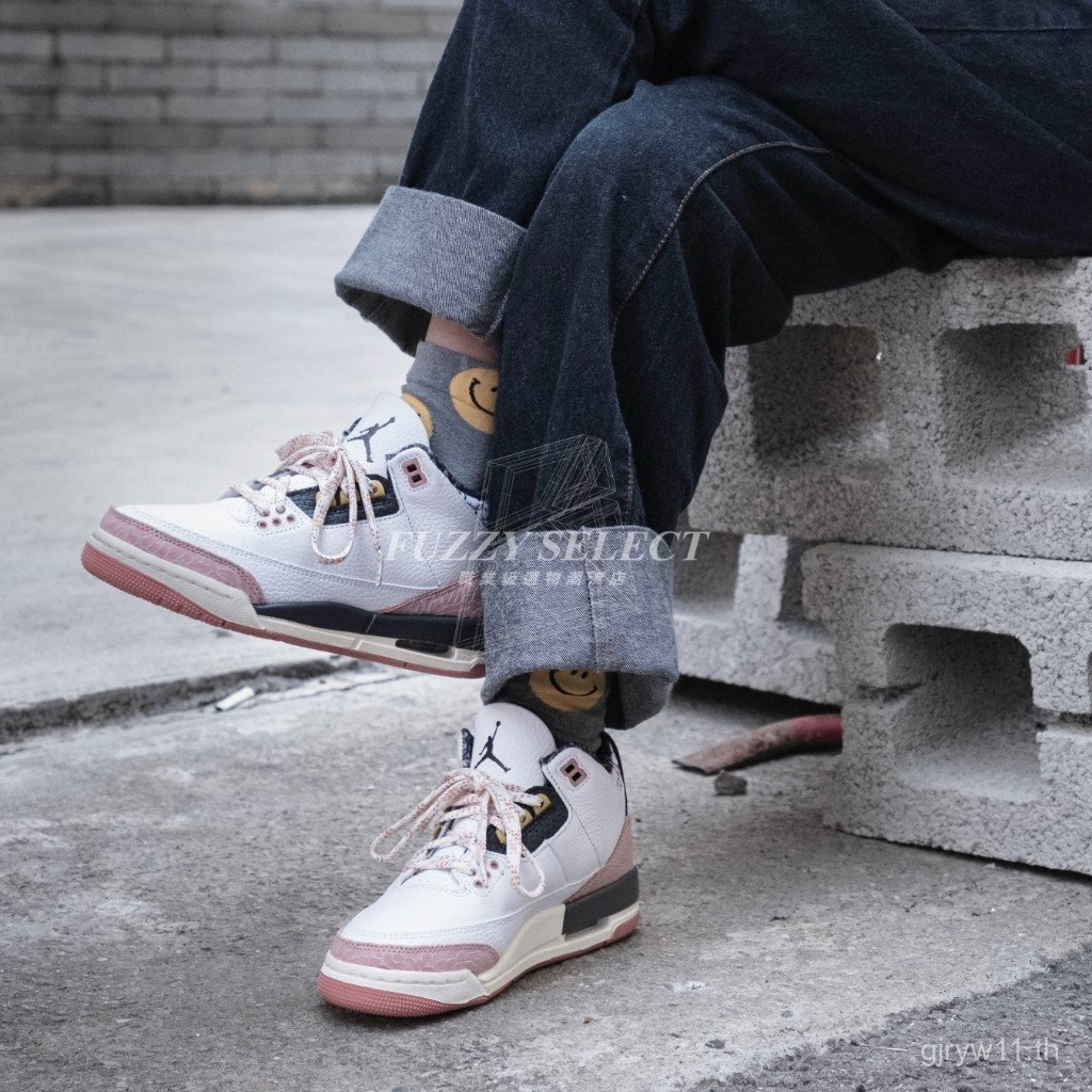 免运 Air Jordan 3 Retro Vintage Floral 白粉花 441140-100 PJLN